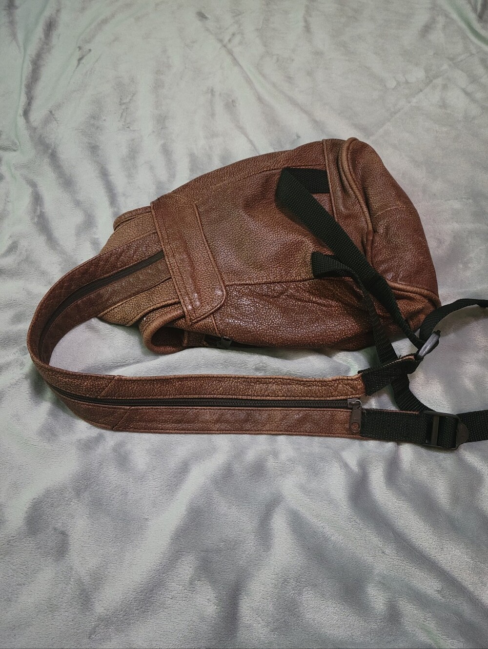 Leather Mini Backpack - Picture 3 of 10